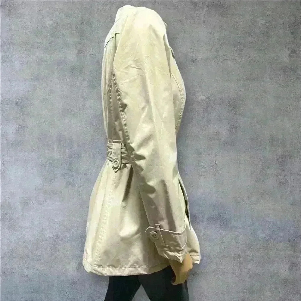 White Stag Classic women’s trench coat Belted Jacket Women’s Sz S 4-6 - Picture 9 of 14